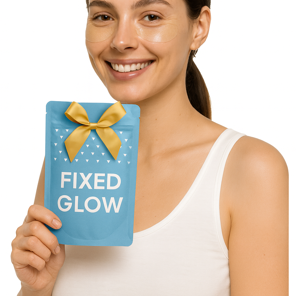 Fixed Glow™ - מדבקות להעלמת קמטים ושקיות בעיניים